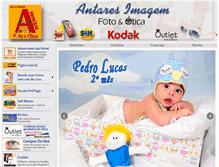 Tablet Screenshot of antaresimagem.com.br